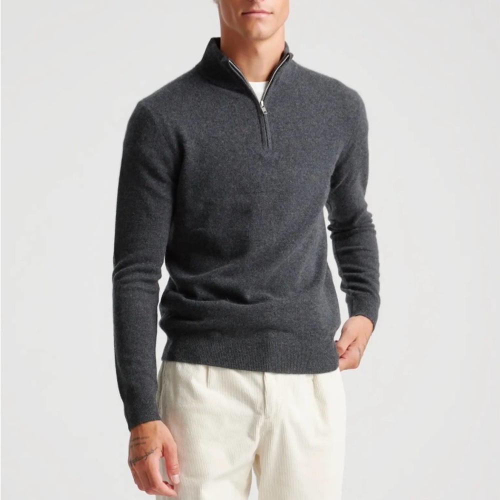 DANIEL BLASI MENS QUARTER
ZIP GRAY NWT ... SZ XL